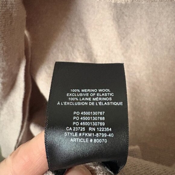 Aritzia Babaton Fremont Extra Fine Merino Wool Wrap Dress Size Small - Picture 7 of 7